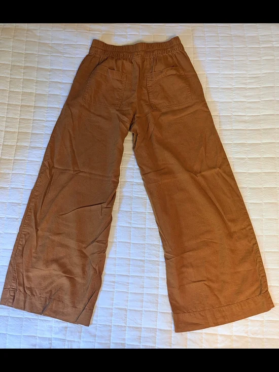 a new day Wide Leg Drawstring Pants in Brown - Picture 2 of 4